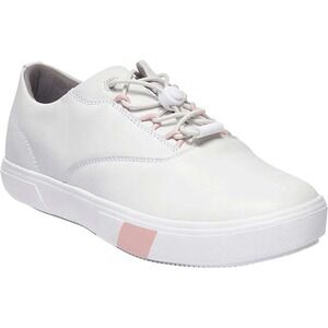 NWB Anodyne No. 93 Casual Sneaker Women's size 8 white, pink accent